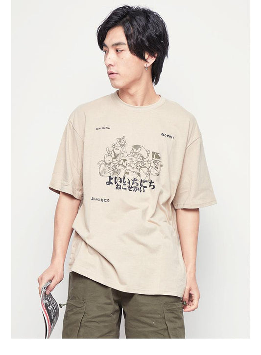 Cat-Themed Gaming T-Shirt