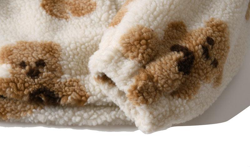 Teddy Bear Fleece Jacket with Hood