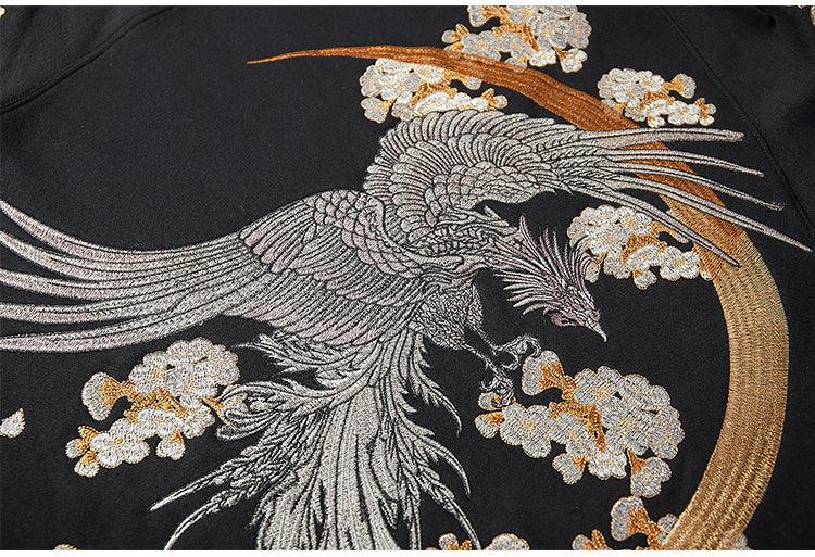 Phoenix Embroidery Hoodie