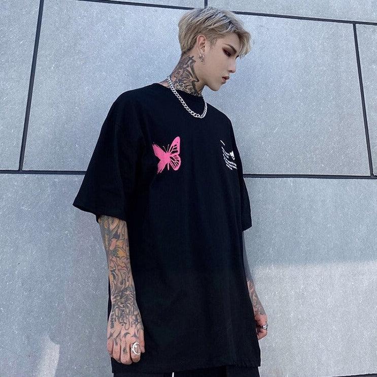 Painted Butterfly Graphic T-Shirt