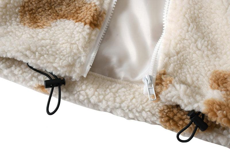 Teddy Bear Fleece Jacket with Hood