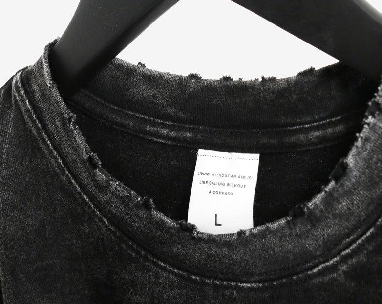 Retro Distressed 'Ghosts' Oversized T-Shirt