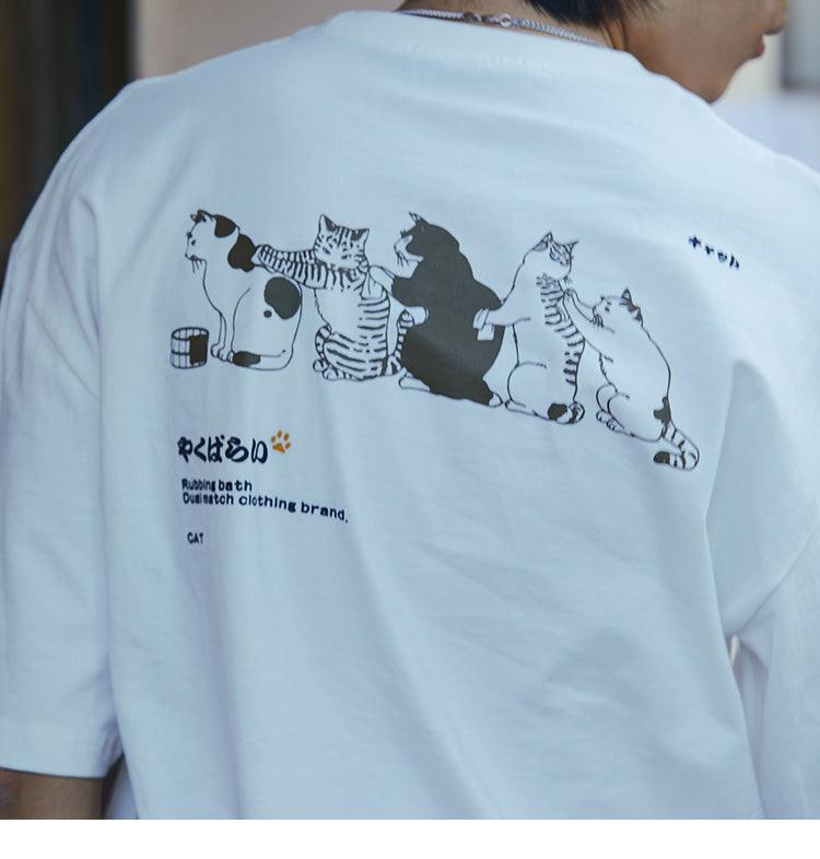 Cat-Themed Massage Train T-Shirt