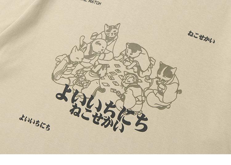 Cat-Themed Gaming T-Shirt