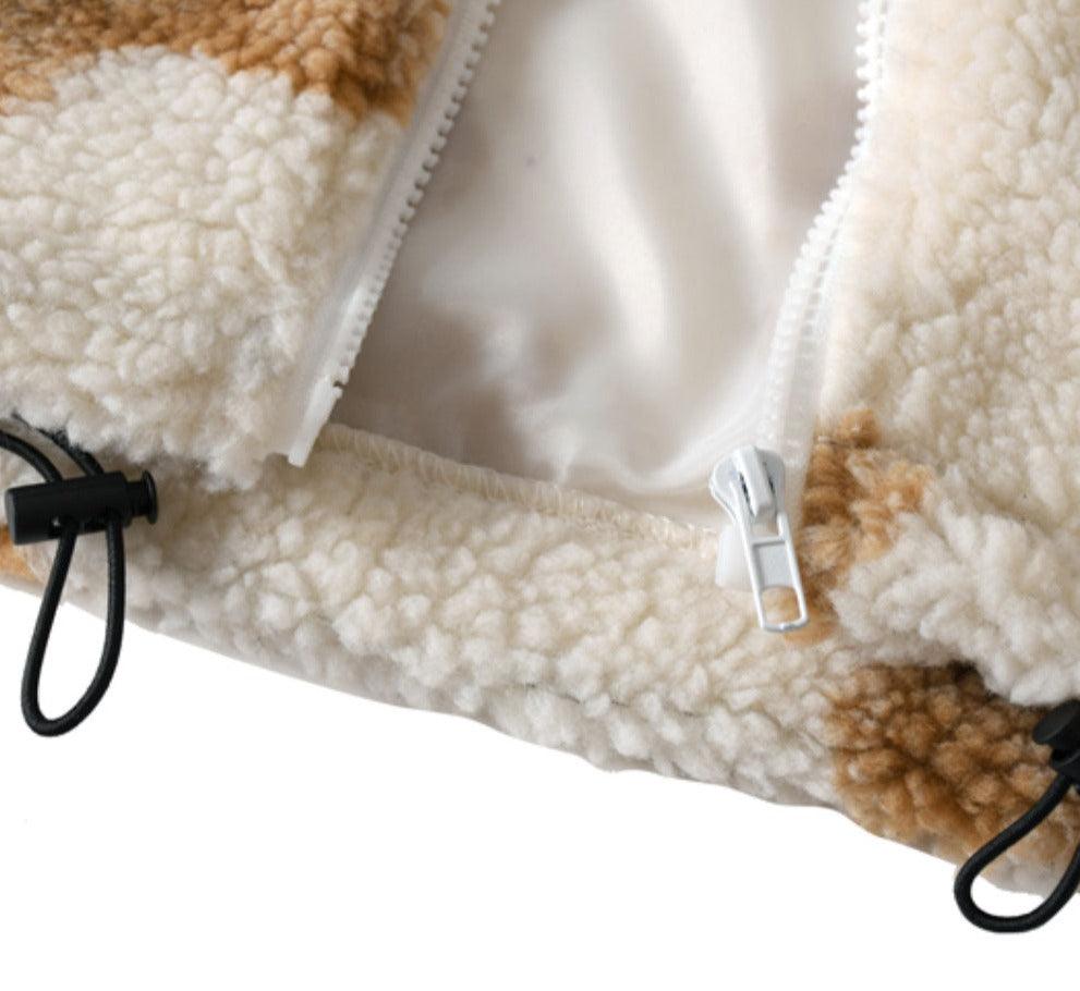Teddy Bear Fleece Jacket with Hood