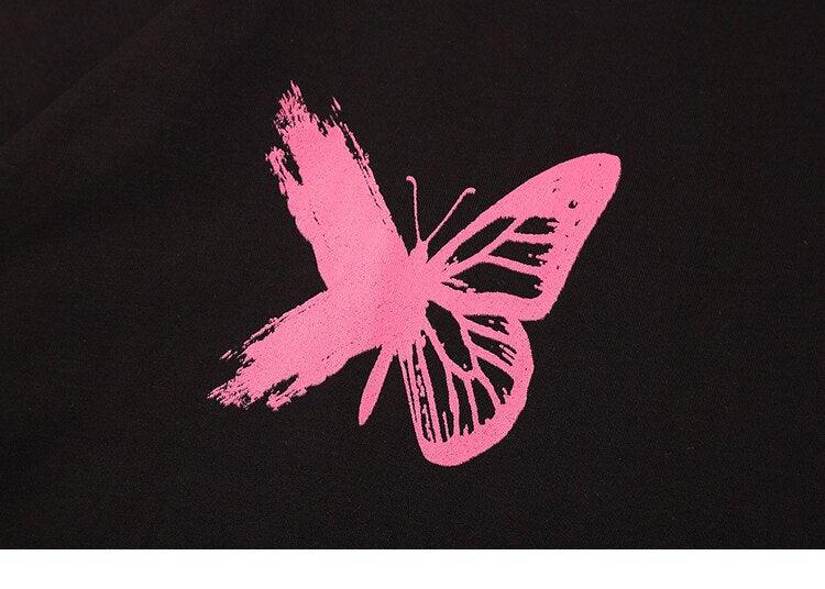 Painted Butterfly Graphic T-Shirt