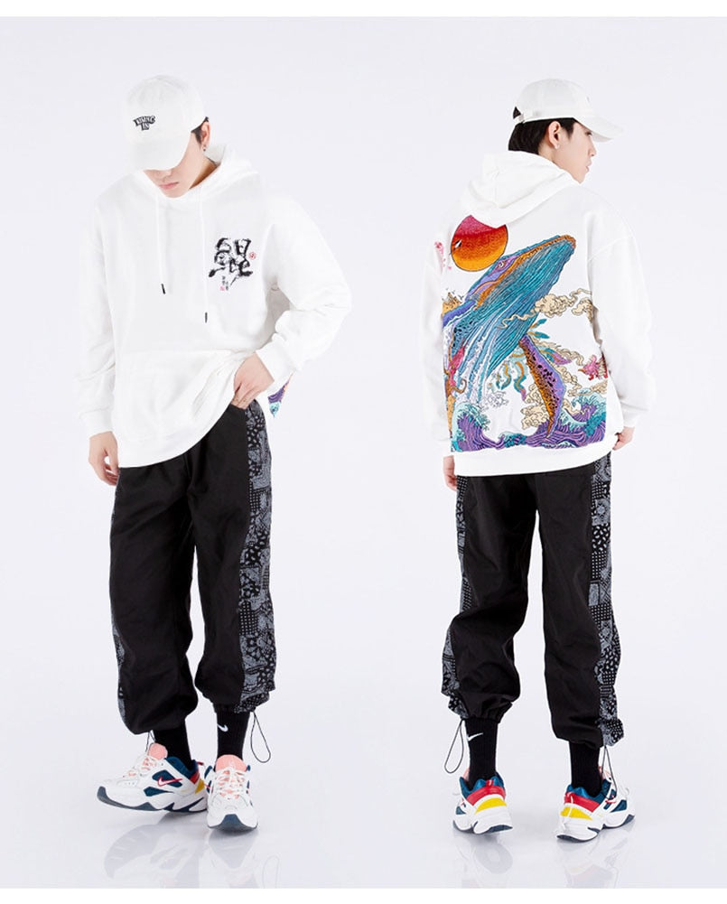 Embroidered Coastal Hoodie