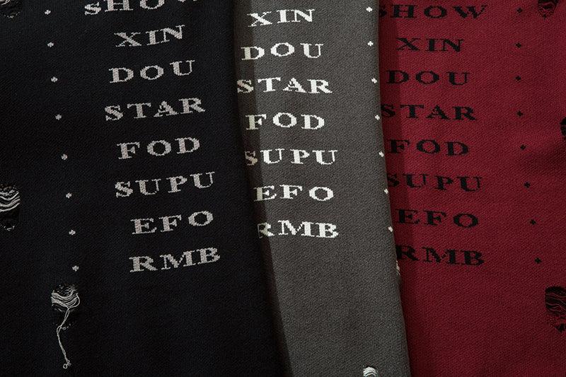 Ripped Knit Sweater - 'Reaper' Edition