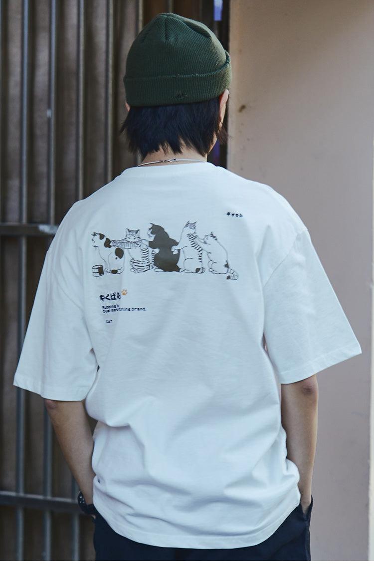 Cat-Themed Massage Train T-Shirt