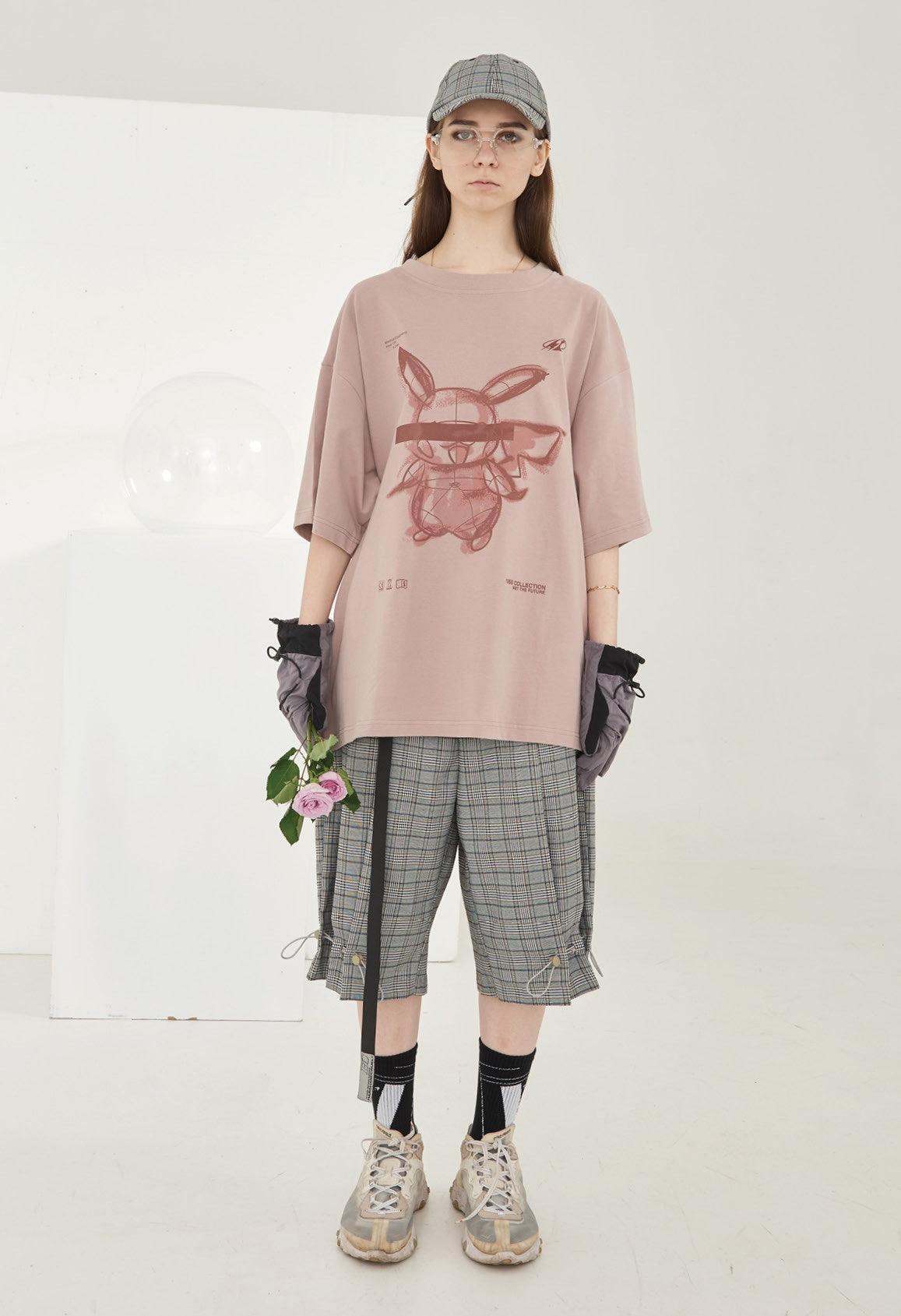 Blinded Monster Outline Tee - HARSH & CRUEL