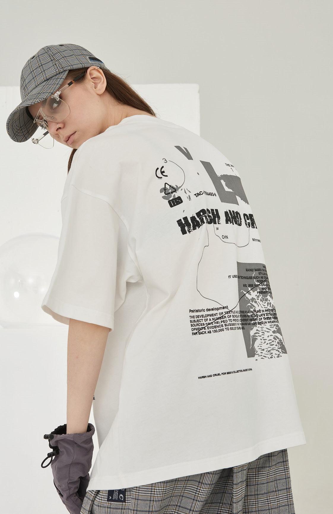 Blinded Monster Outline Tee - HARSH & CRUEL