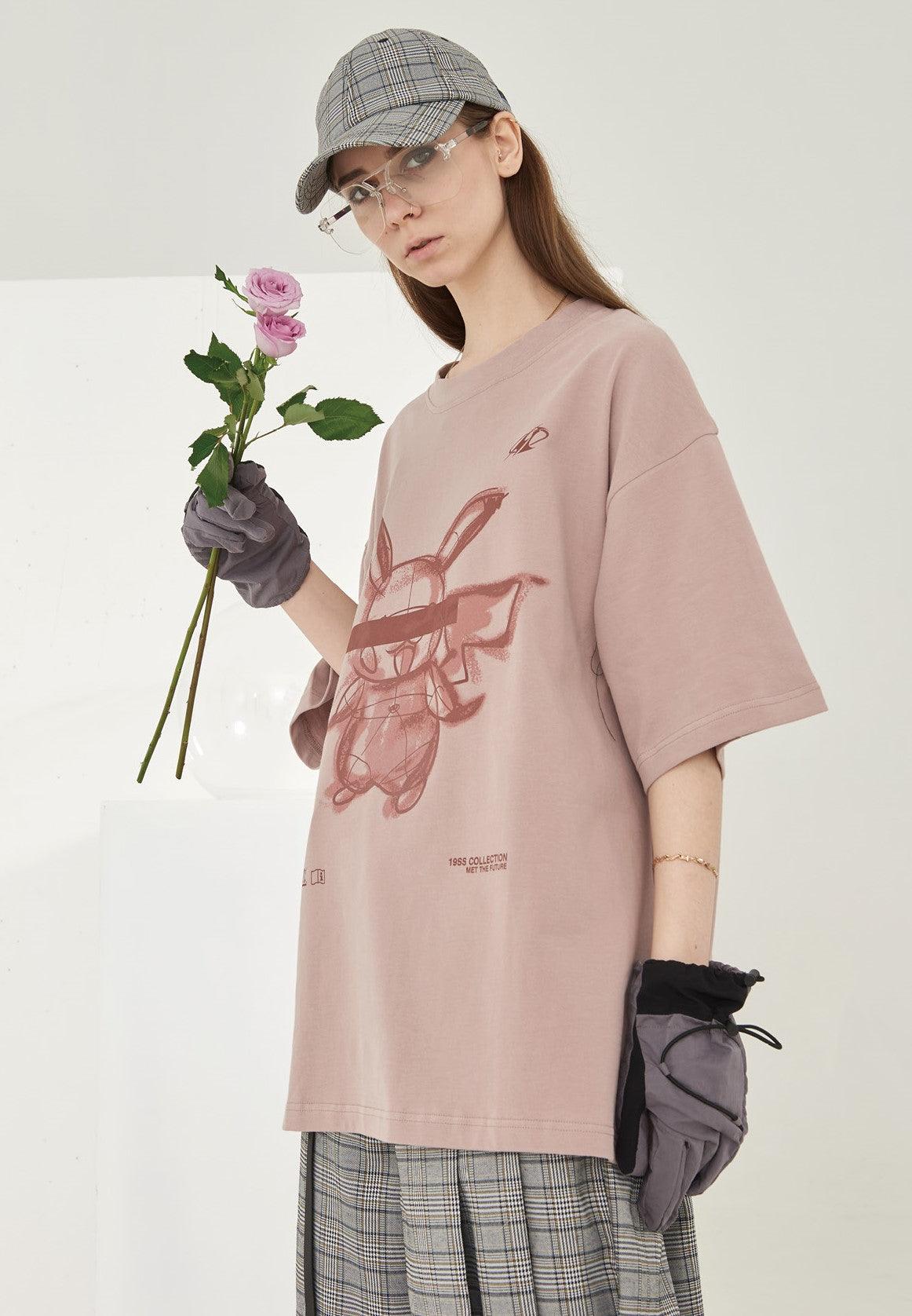 Blinded Monster Outline Tee - HARSH & CRUEL