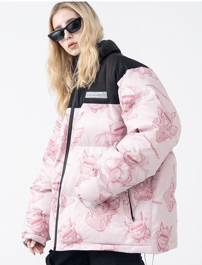Harsh & Cruel Blinded Monsters Puffer Jacket