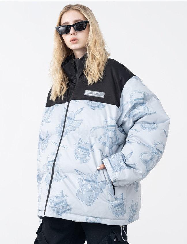 Harsh & Cruel Blinded Monsters Puffer Jacket