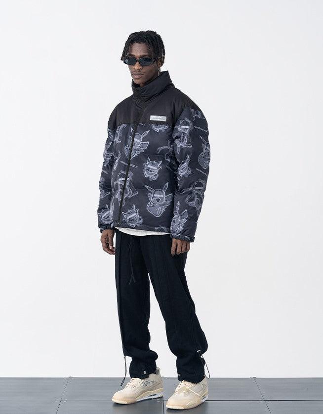 Harsh & Cruel Blinded Monsters Puffer Jacket