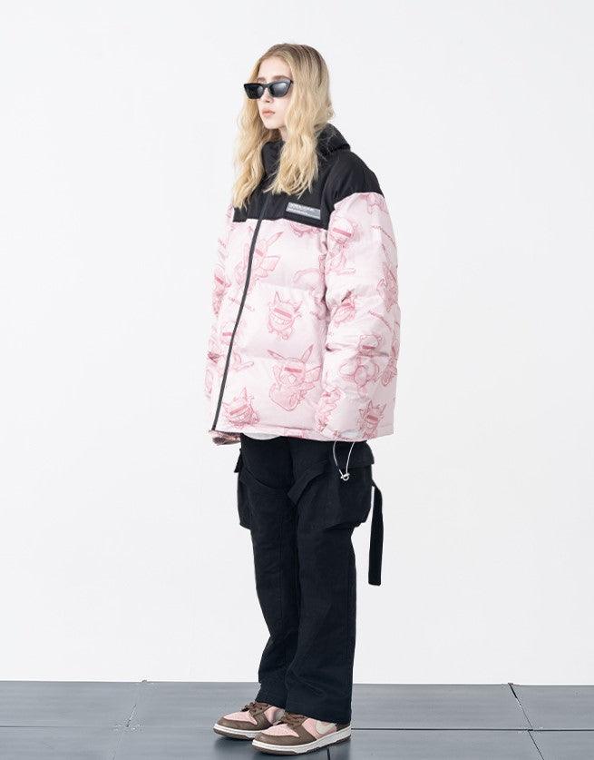 Harsh & Cruel Blinded Monsters Puffer Jacket