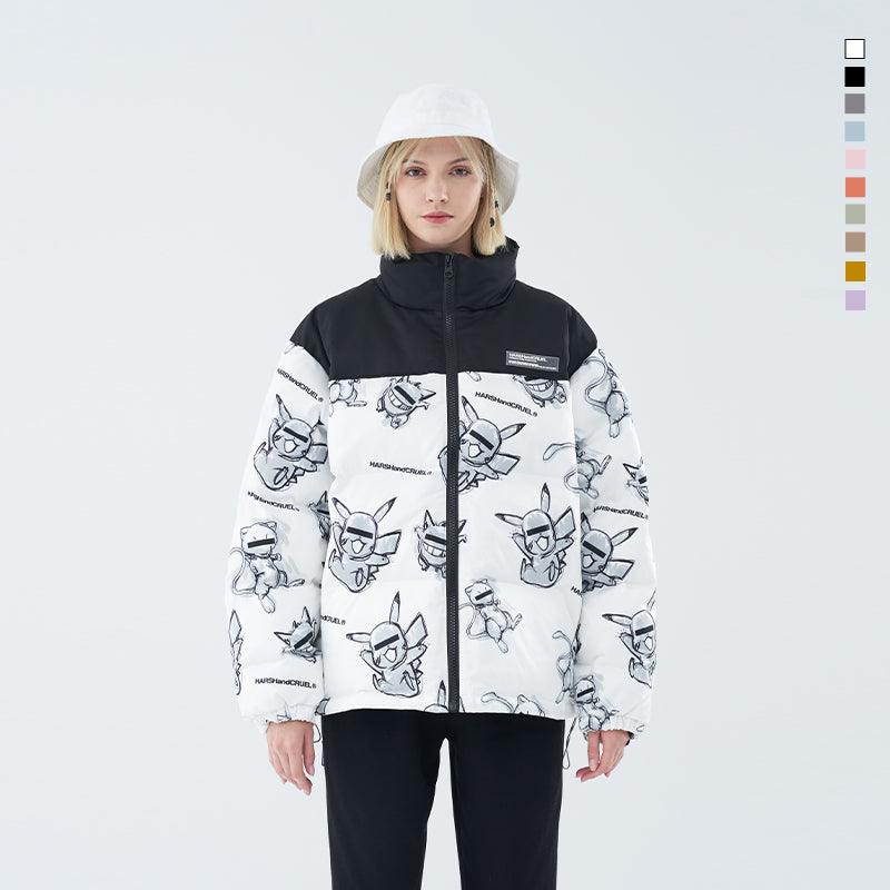 Harsh & Cruel Blinded Monsters Puffer Jacket