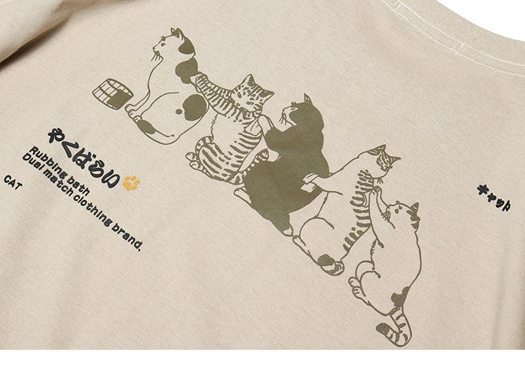 Cat-Themed Massage Train T-Shirt