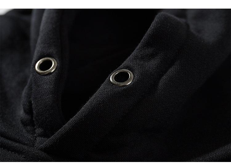 Fox Design Embroidered Hoodie