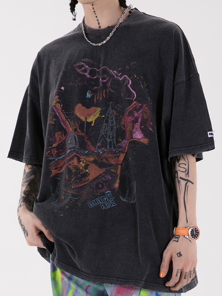 Retro Distressed Chaos T-Shirt