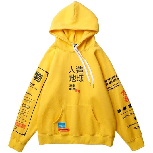 Graffiti-Style Kanji Hoodie