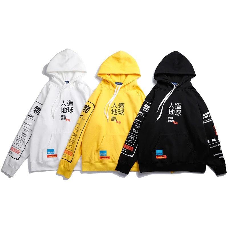 Graffiti-Style Kanji Hoodie