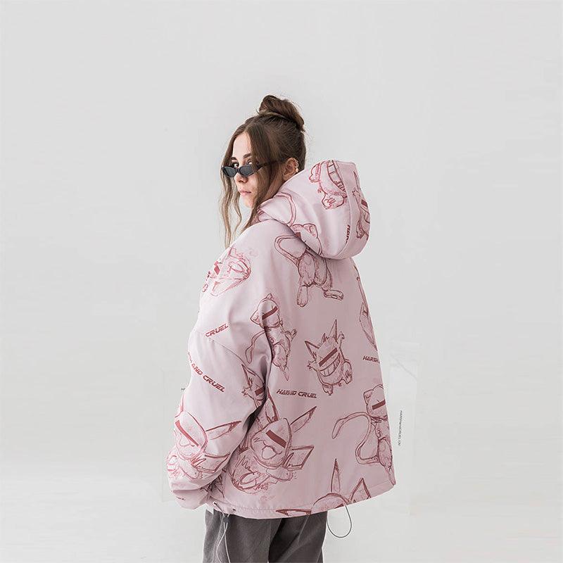 Harsh & Cruel Blinded Monsters Parka Coat
