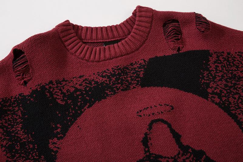 Ripped Knit Sweater - 'Reaper' Edition