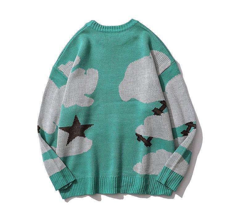 Anime-Inspired 'Smile' Knit Sweater