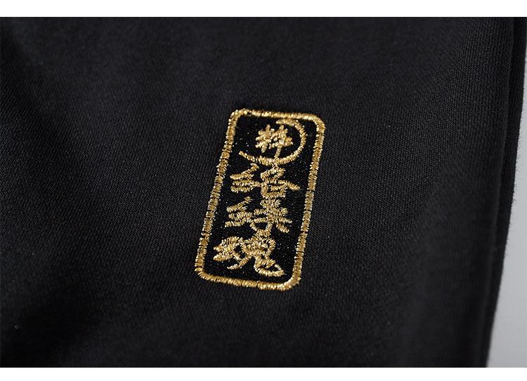 Fox Design Embroidered Hoodie