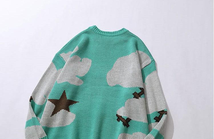 Anime-Inspired 'Smile' Knit Sweater
