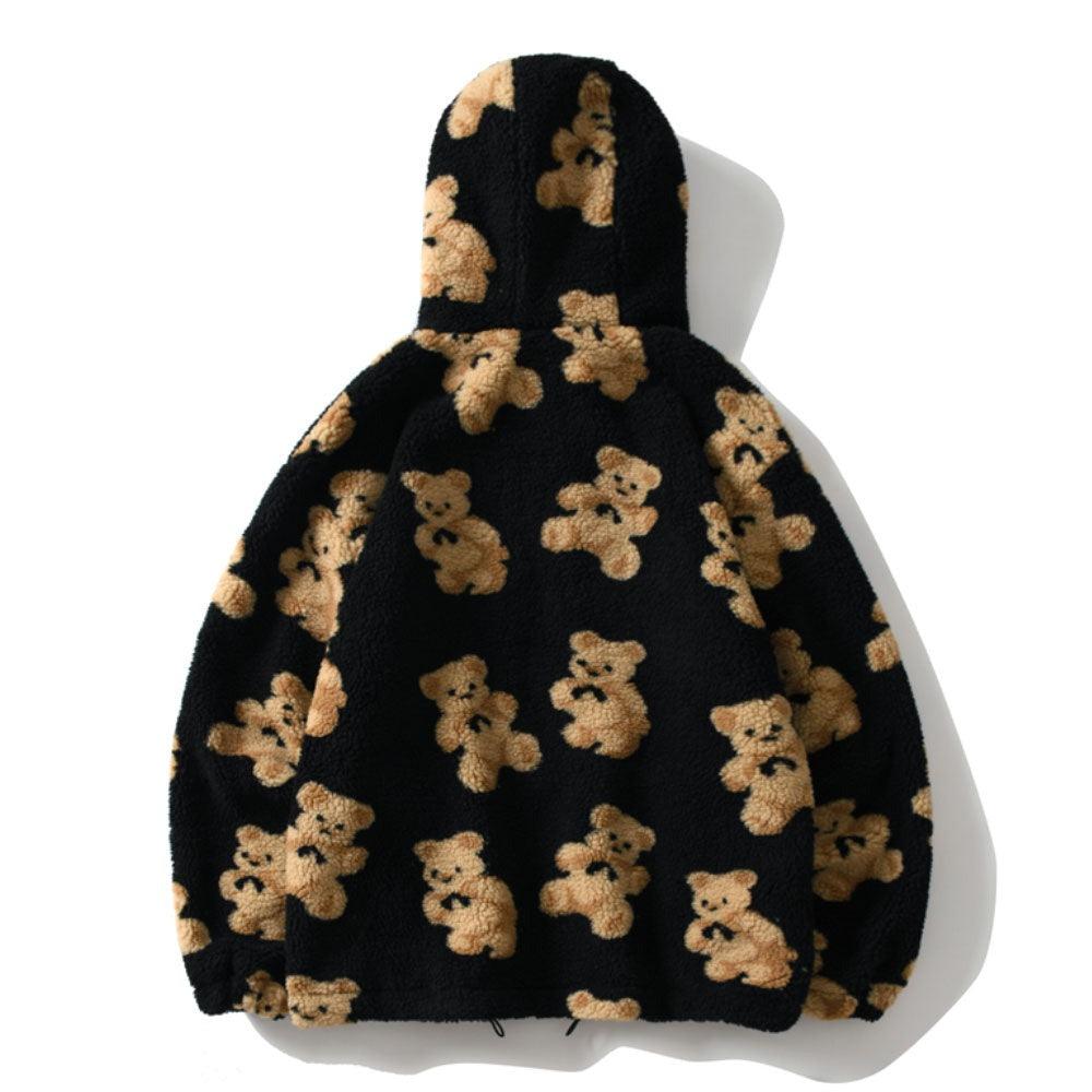 Teddy Bear Fleece Jacket with Hood