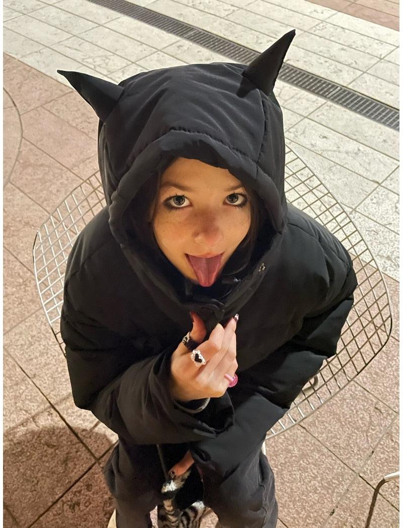 Fiery Devil Puffer Jacket