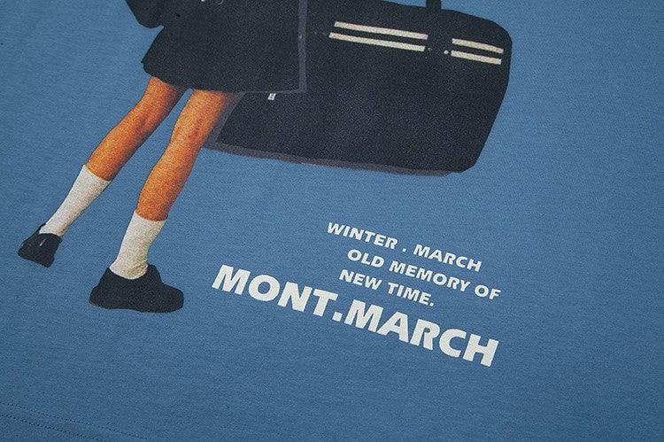 Retro-Inspired Oversized Tee: 'Look Back'