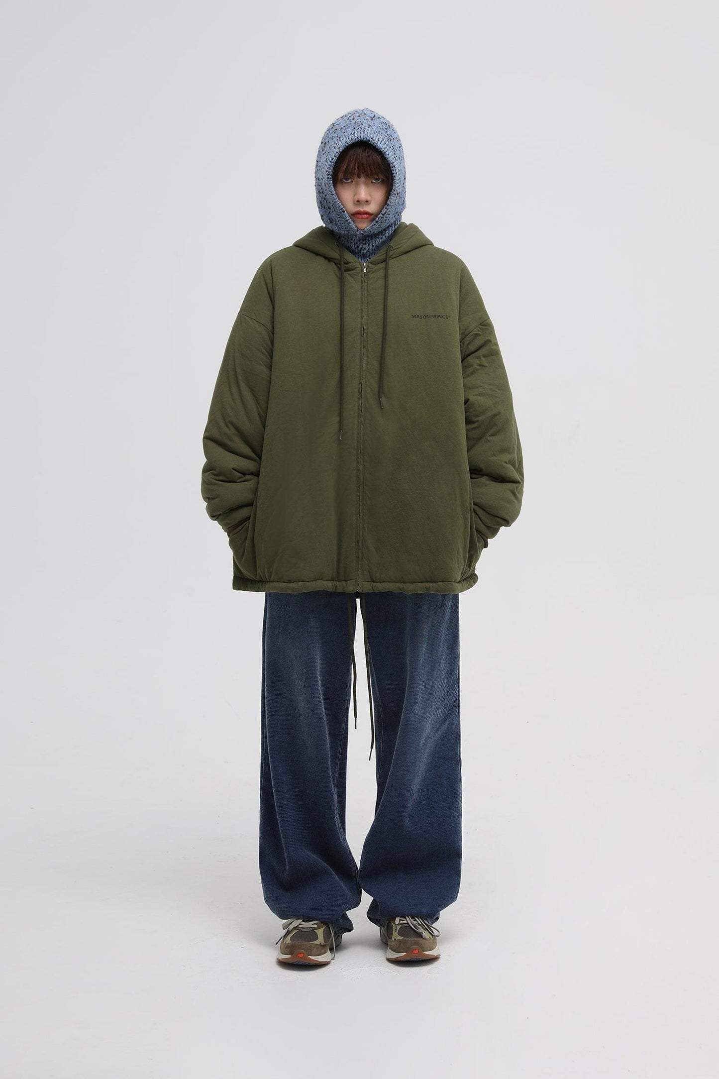 MASONPRINCE Padded Zip-Up Hooded Jacket