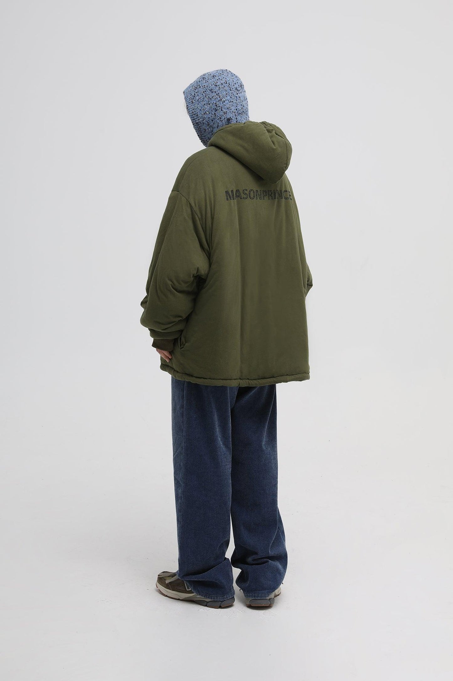 MASONPRINCE Padded Zip-Up Hooded Jacket