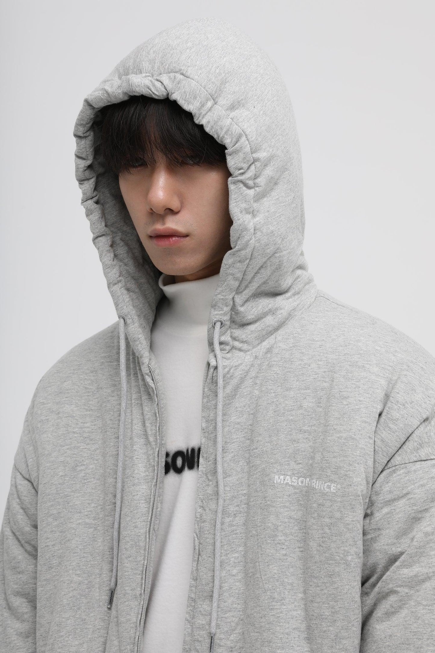 MASONPRINCE Padded Zip-Up Hooded Jacket