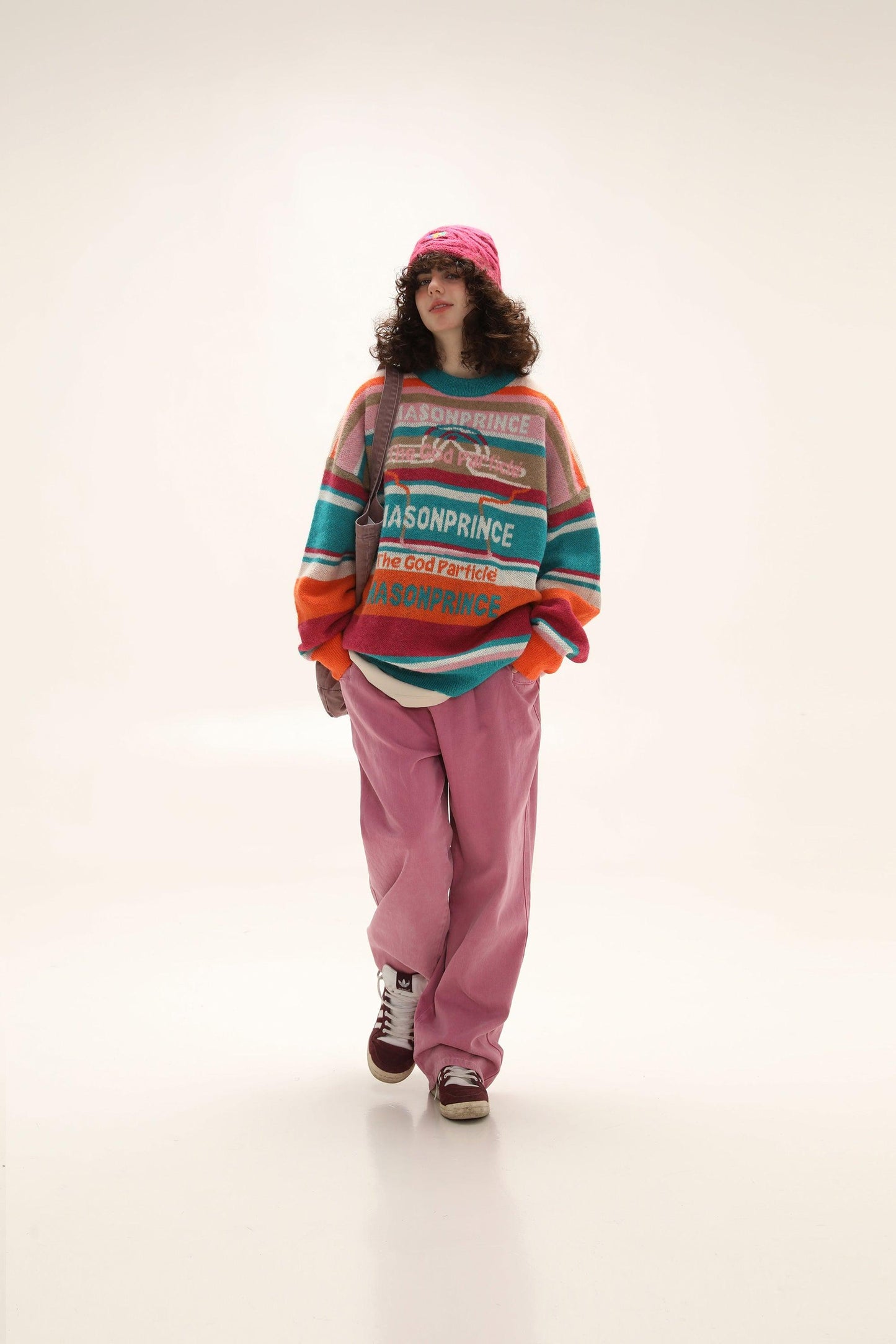 MASONPRINCE Colorful Alpaca Knit Sweater