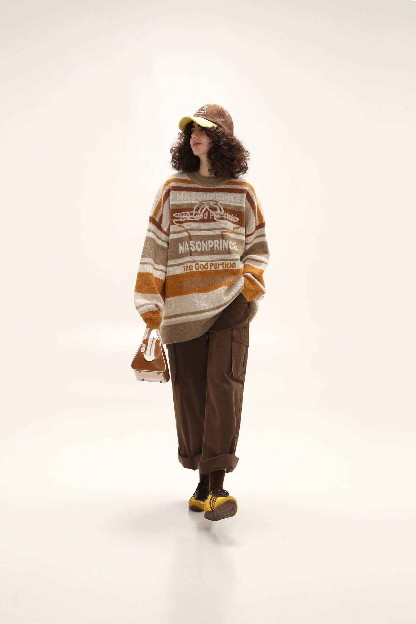 MASONPRINCE Colorful Alpaca Knit Sweater