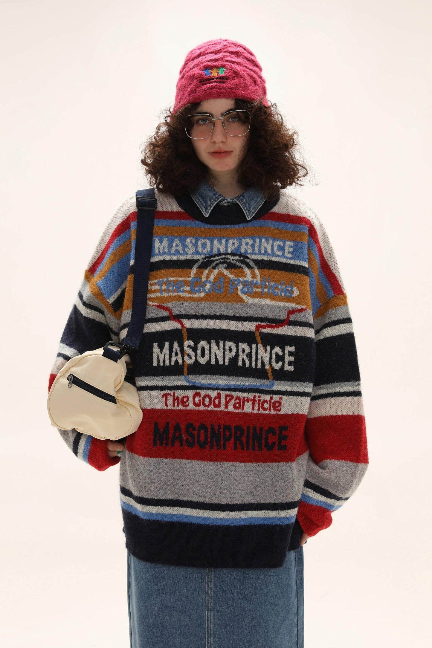 MASONPRINCE Colorful Alpaca Knit Sweater