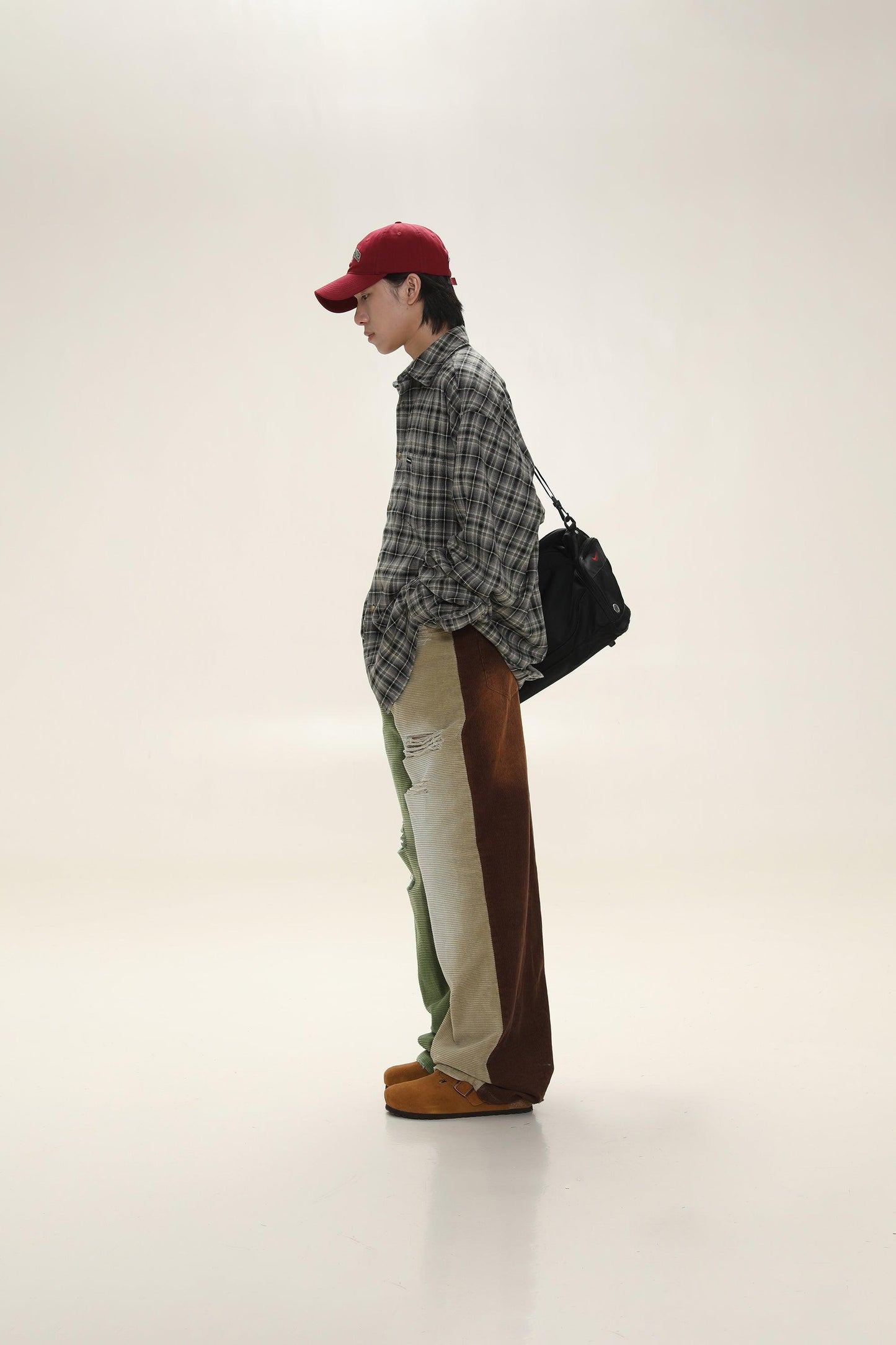 MASONPRINCE Boxy Plaid Work Shirt