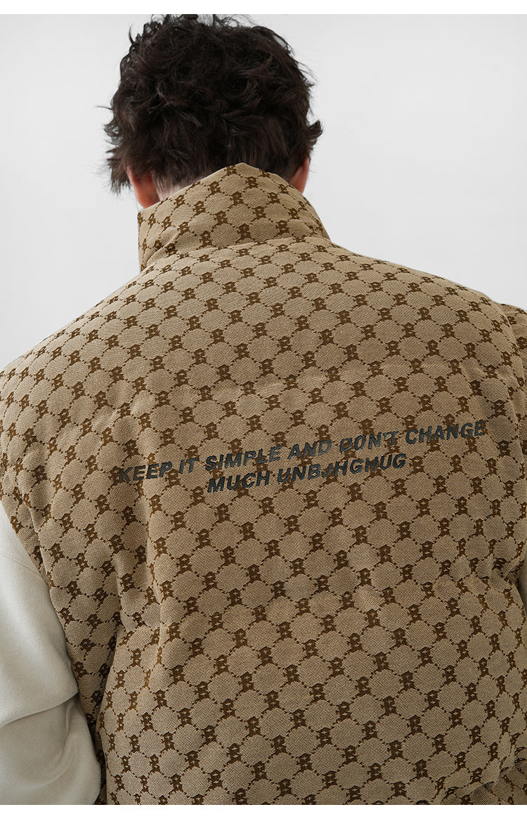 BJHG Monogram Patterned Puffer Vest