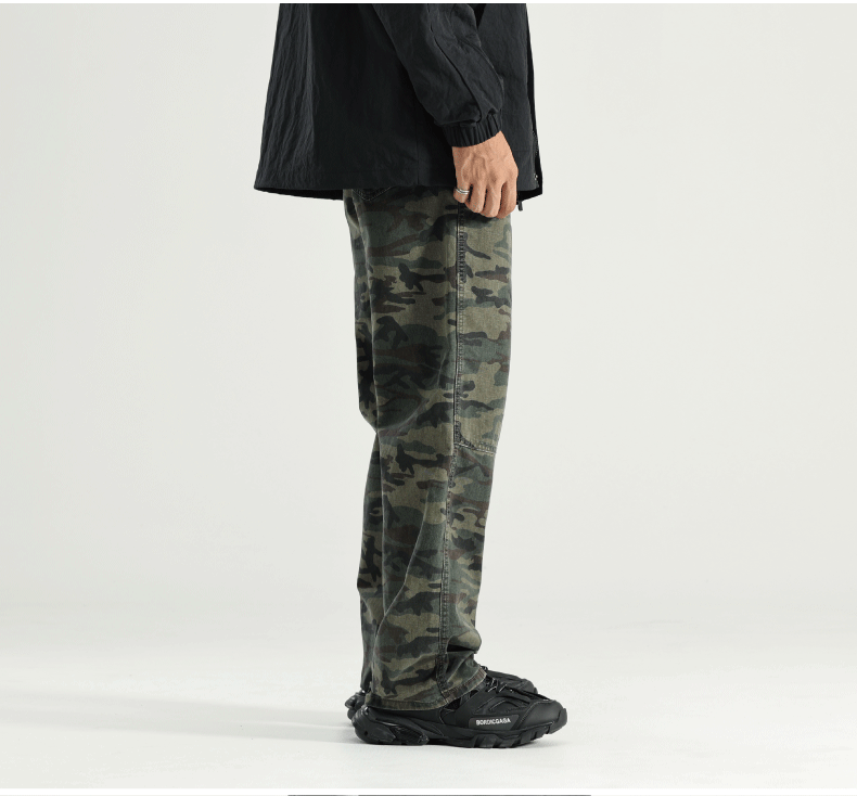 GTRG Camo Print Jeans