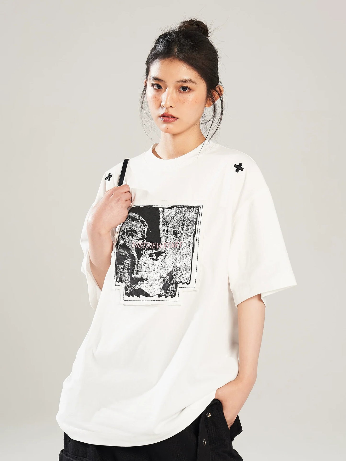 NSTNEW START 'Visions' Collage T-Shirt