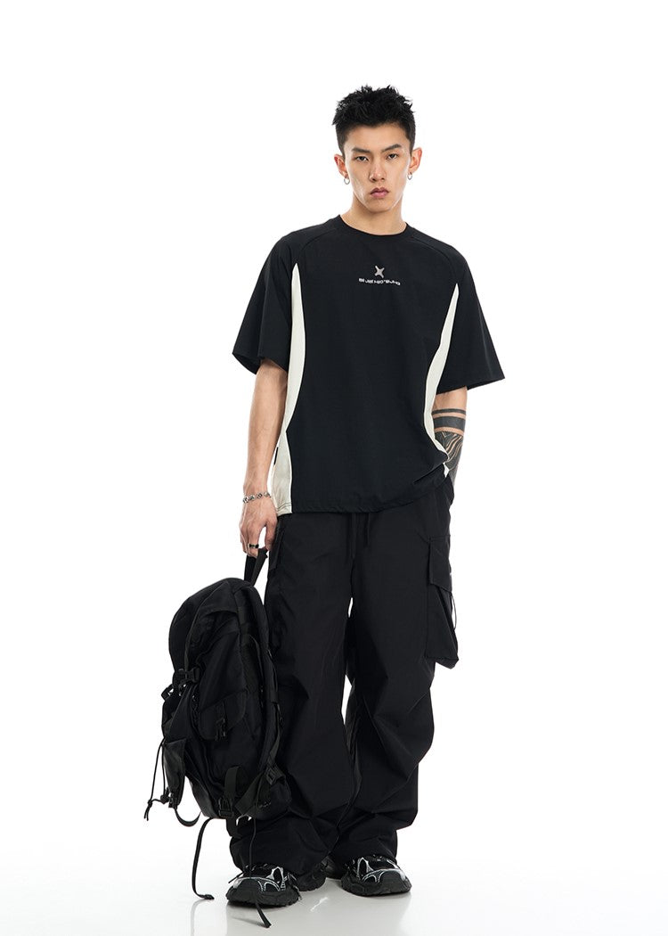 BJHG Curved Contrast T-Shirt