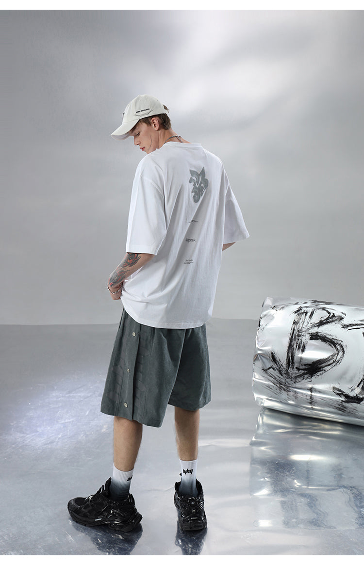 BJHG Casual Button-Up Shorts