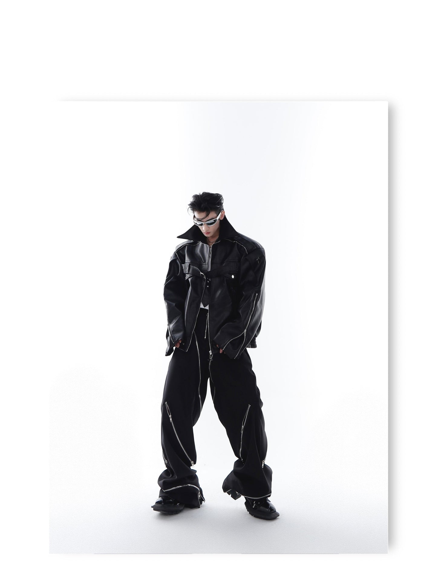 CulturE Pin-Buckle Motorcycle Jacket