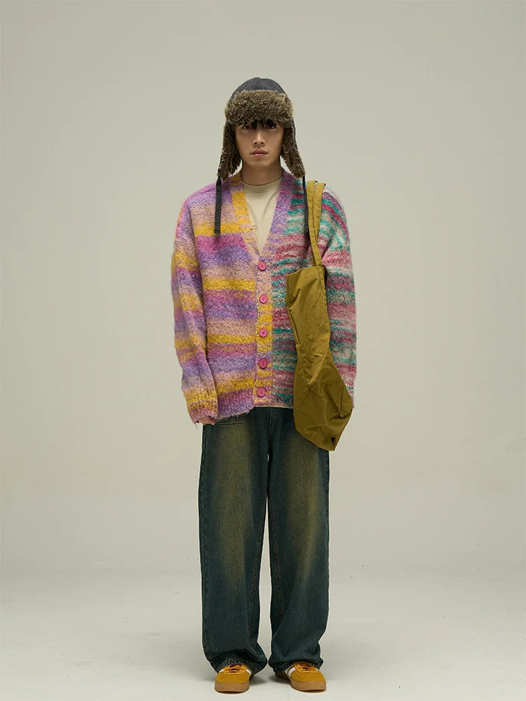 WLNEXT 'Dopamine' Two-Tone Cardigan