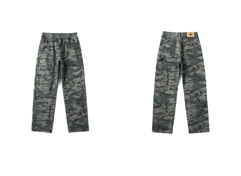 GTRG Camo Print Jeans