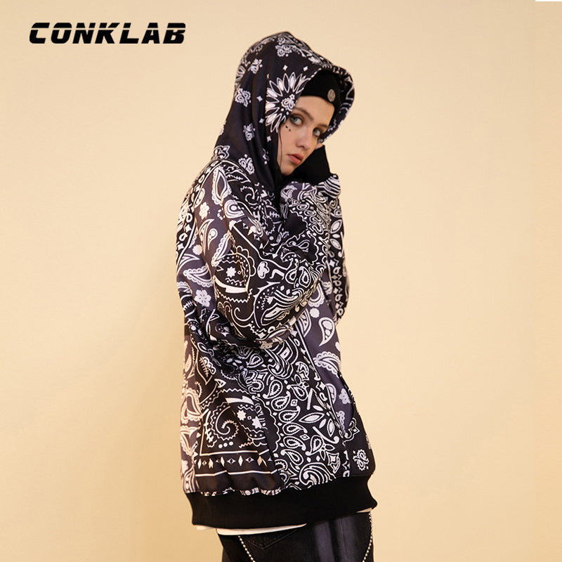 CONKLAB Zip-Up Bandana Jacket